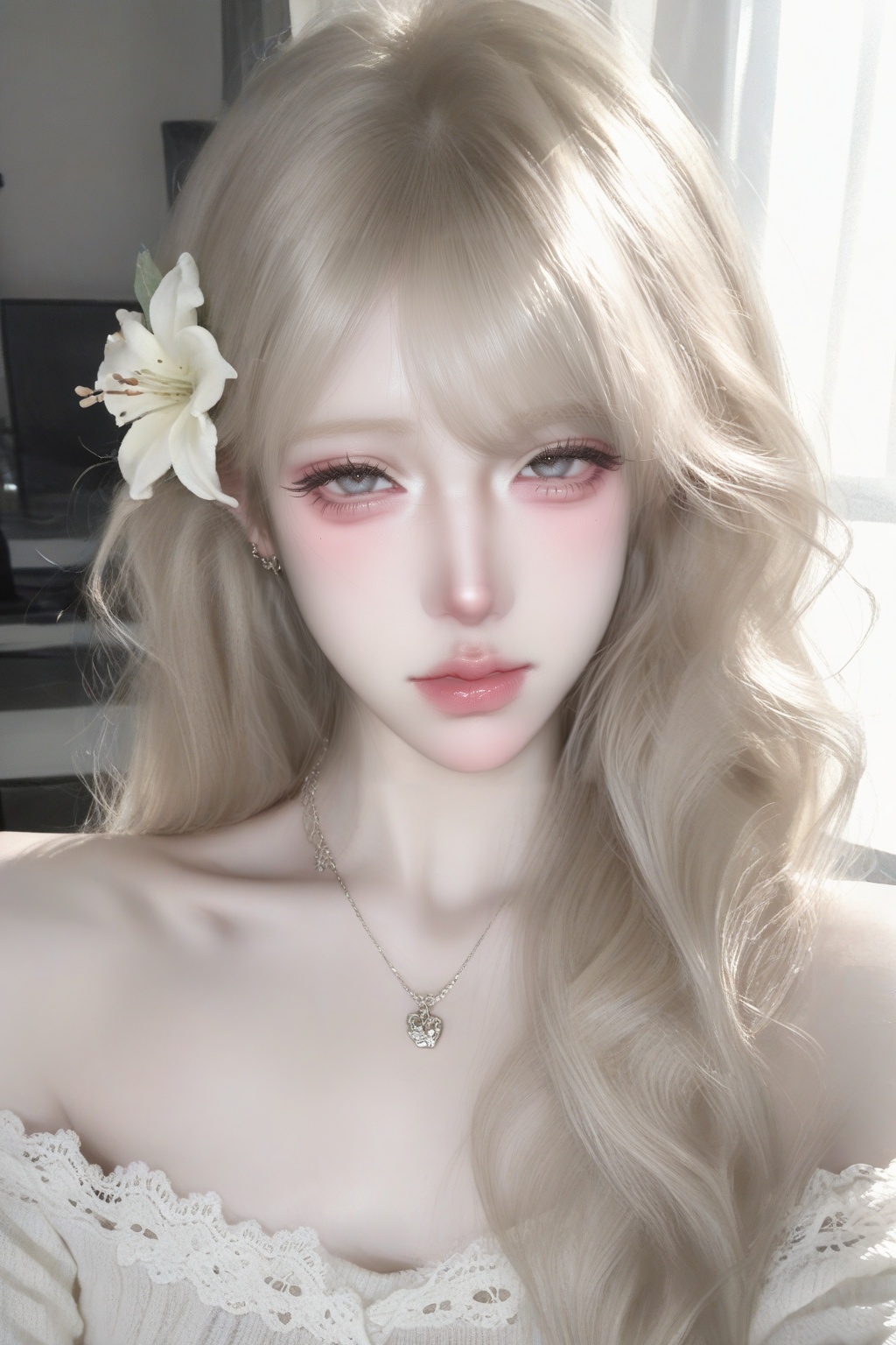 beautiful young woman,  delicate face,  small face on Tensor.Art