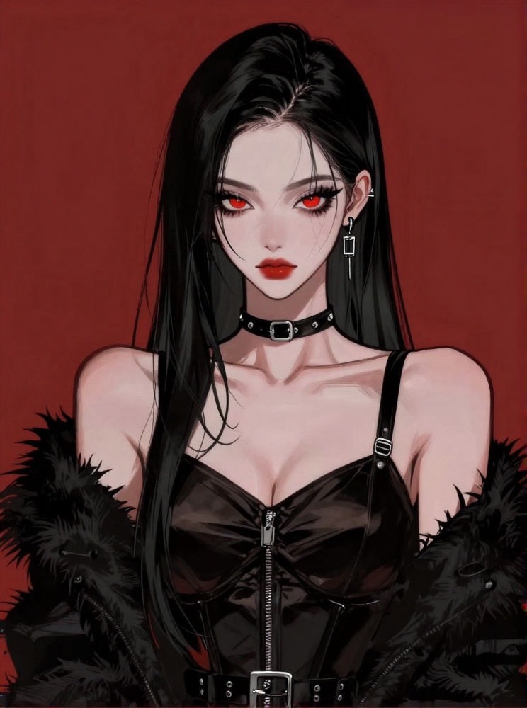 1girl,  solo,  black hair by E11emon on Tensor.Art