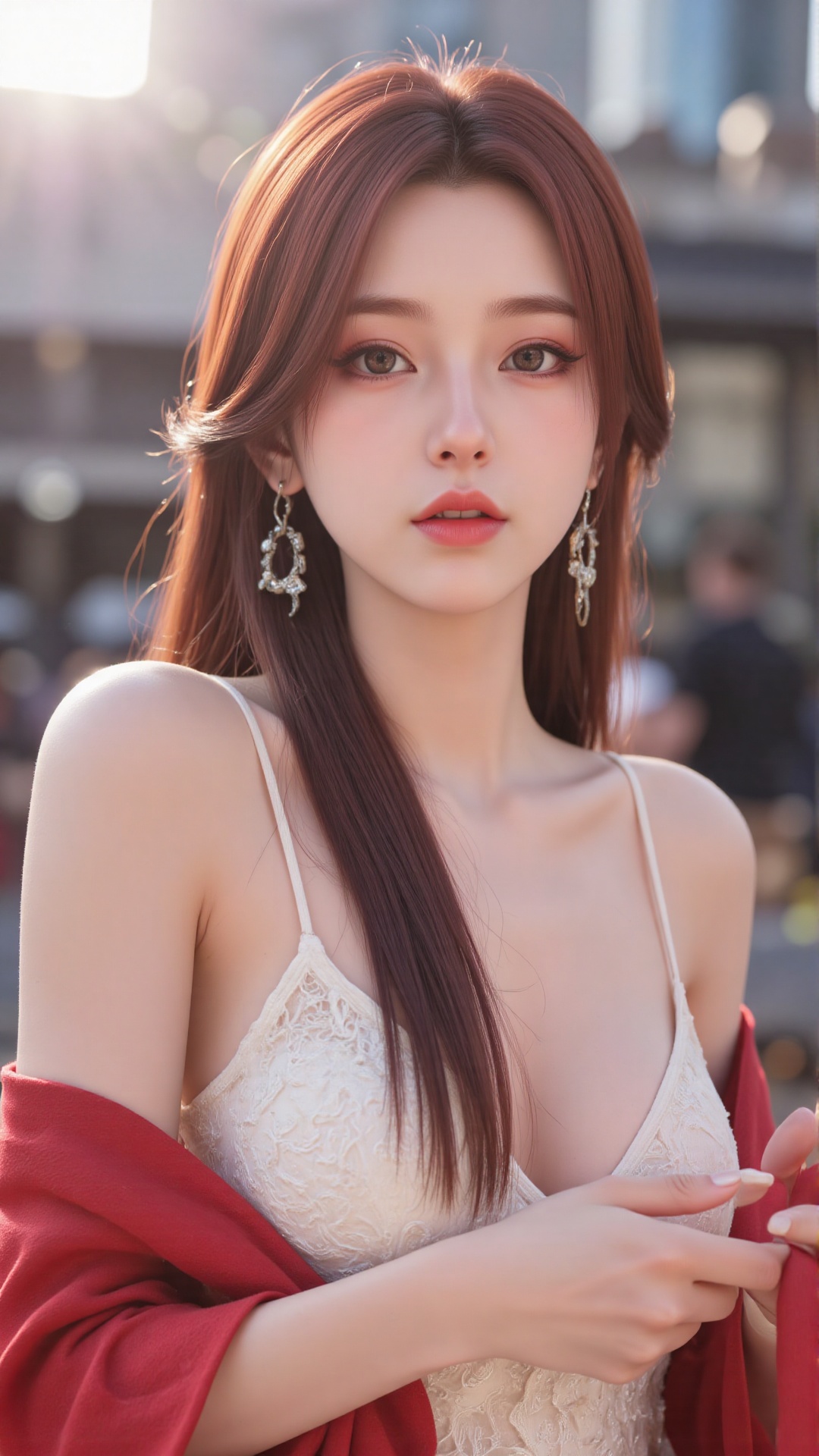 1girl,  solo,  jewelry by Tim_Yi on Tensor.Art