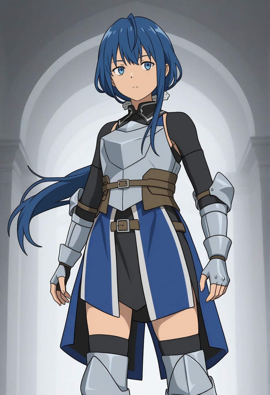 ninafmt,  blue hair,  very long hair on Tensor.Art