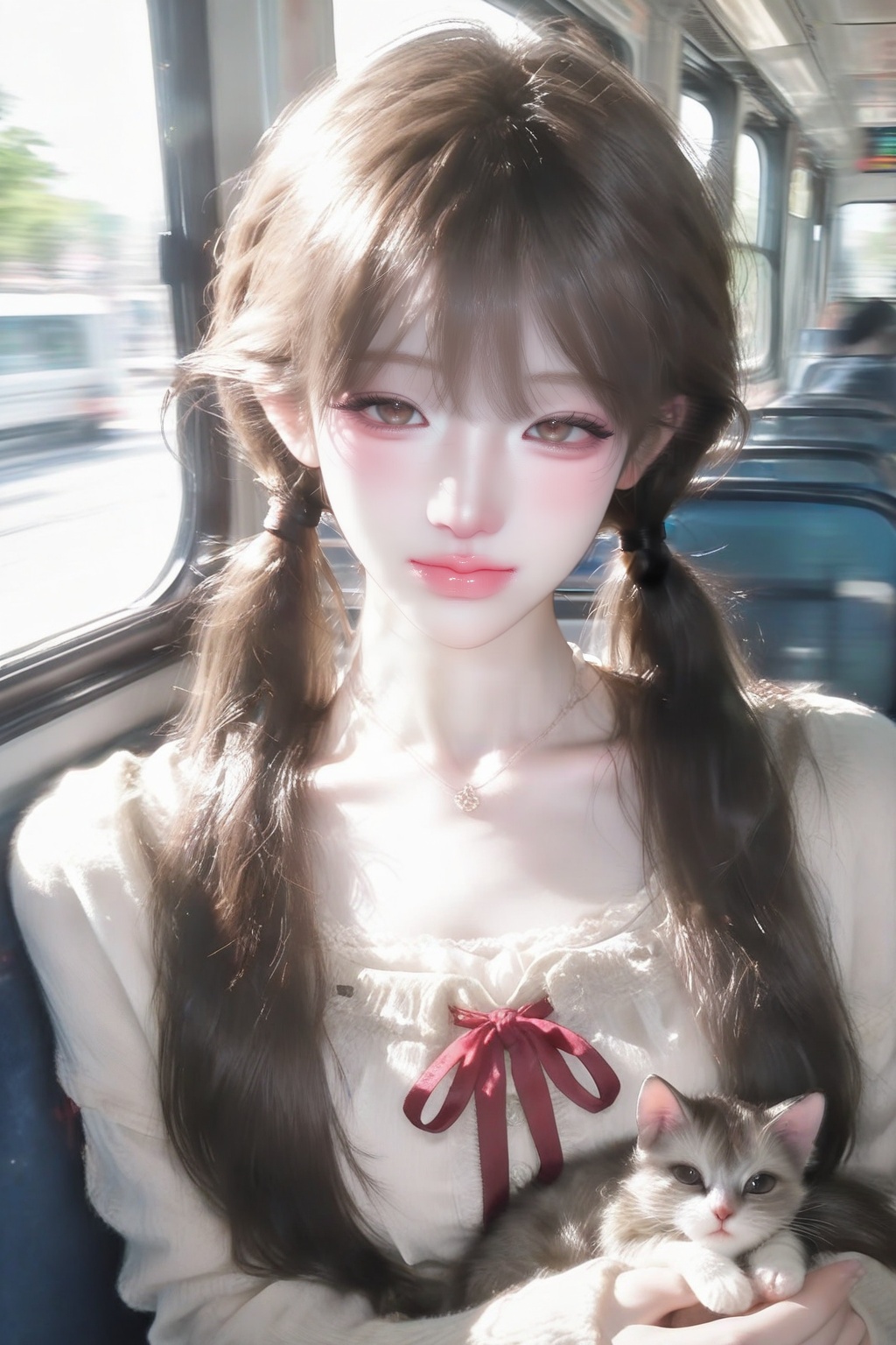 1 girl,  young asian girl,  cute face on Tensor.Art