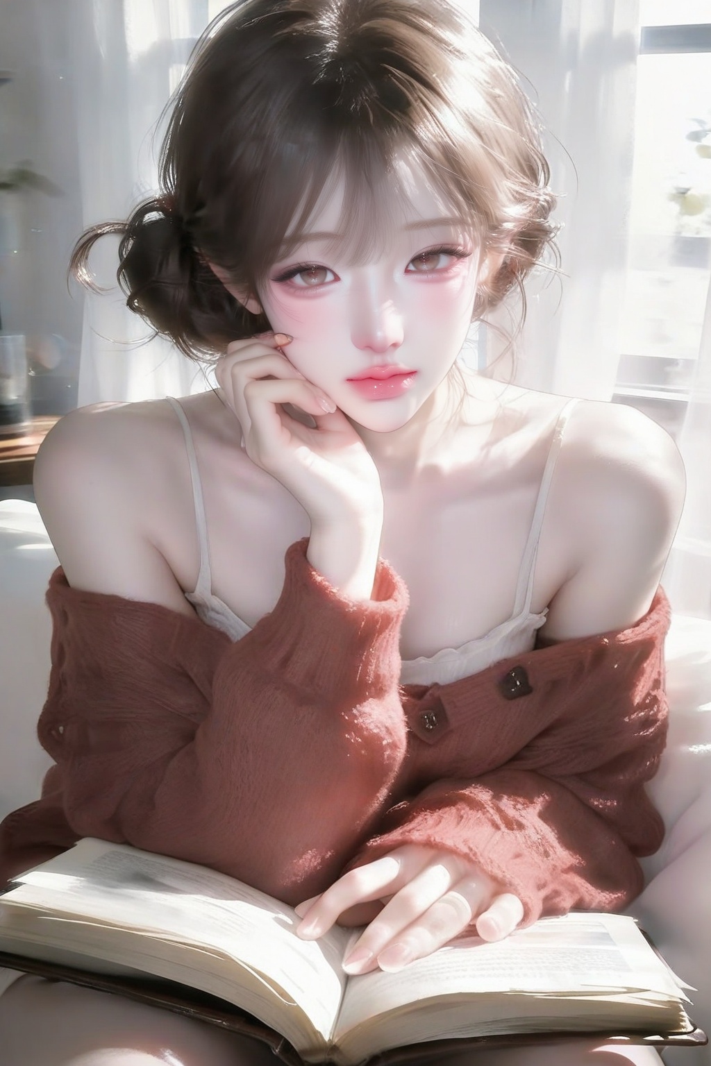 1 girl,  young asian woman,  korean beauty on Tensor.Art