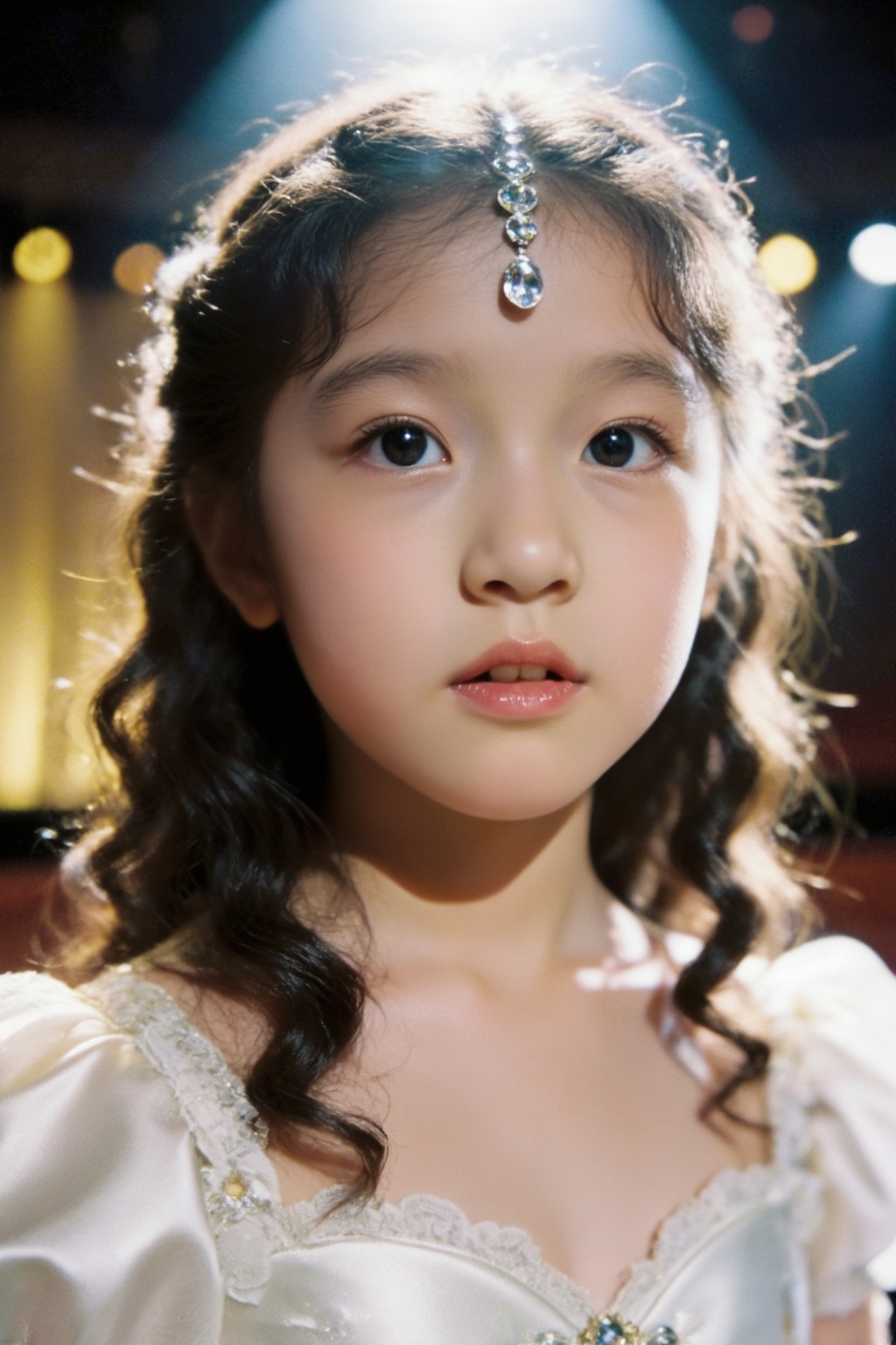 高清写实的画质,  10岁美少女,  歌剧舞台 on Tensor.Art