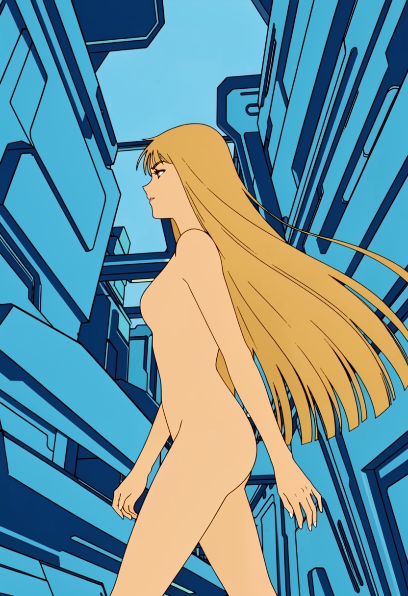 This is a safarieyes illustration in a stylized,  minimalist anime art style. The image features a side profile of a young...