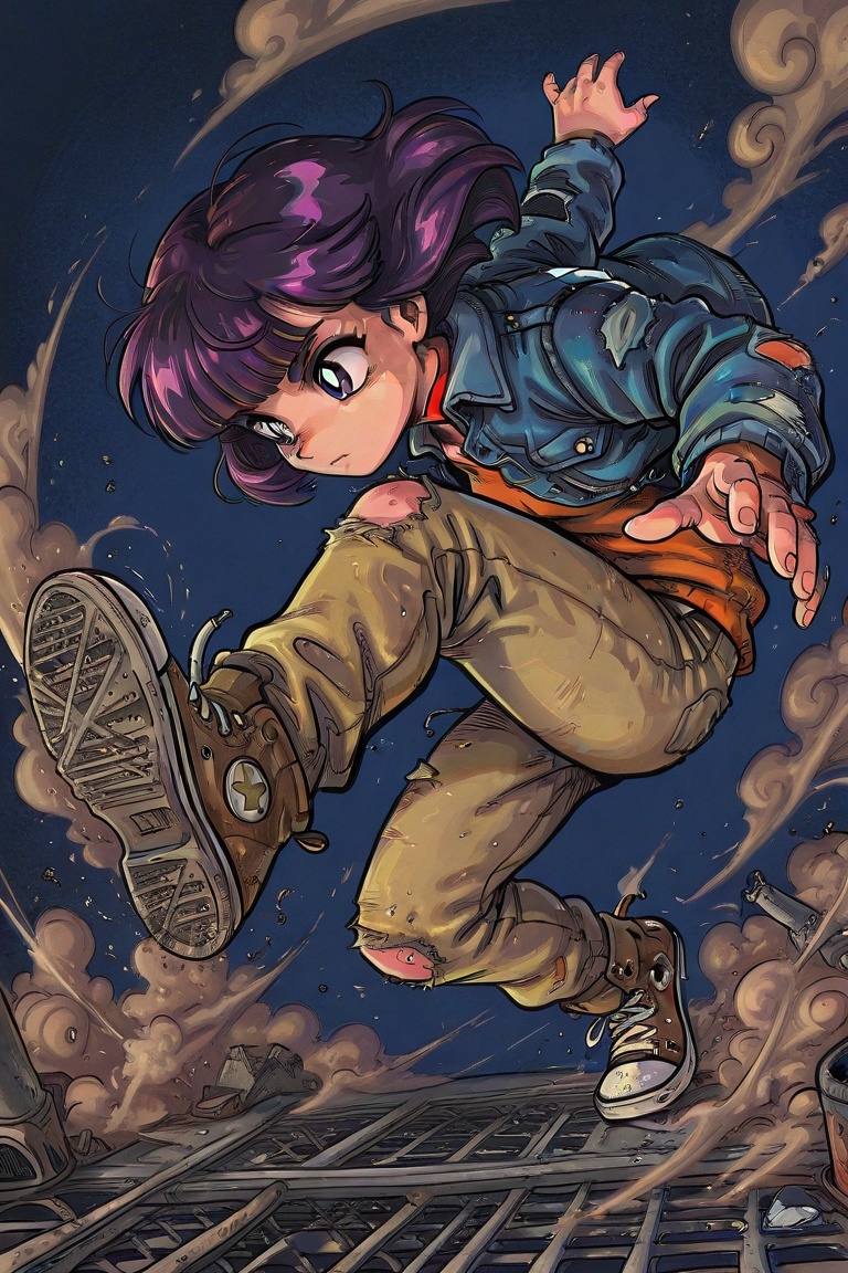 1 girl,  solo,  short hair on Tensor.Art