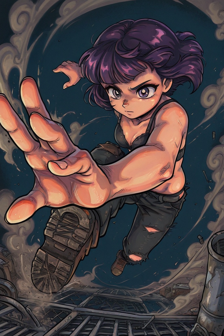 1 girl,  solo,  short hair on Tensor.Art