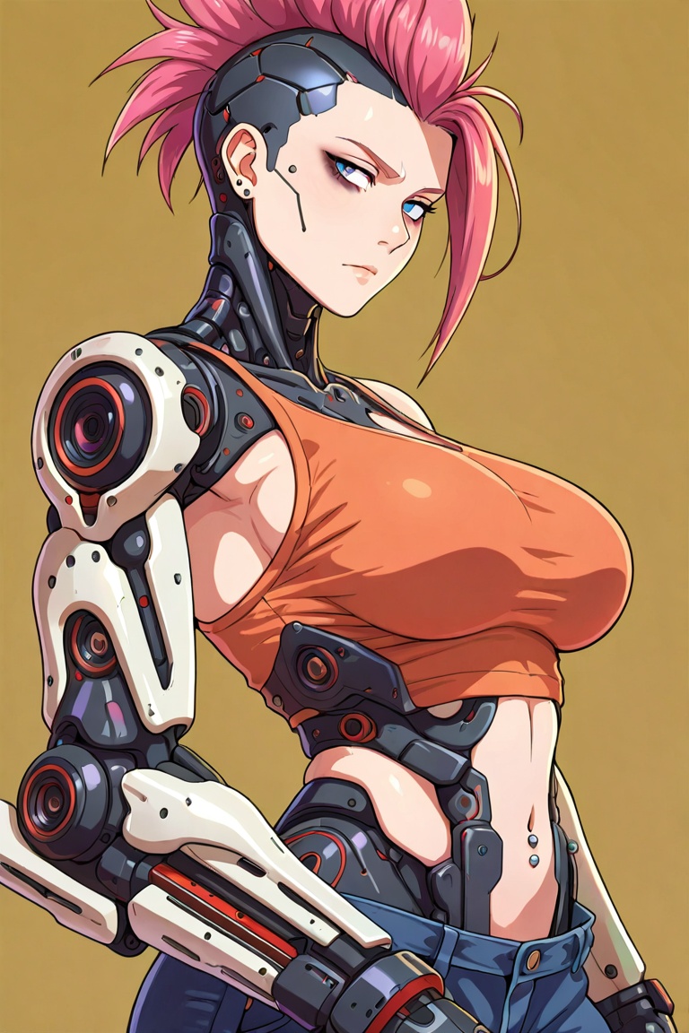 1girl,  cyborg,  solo on Tensor.Art