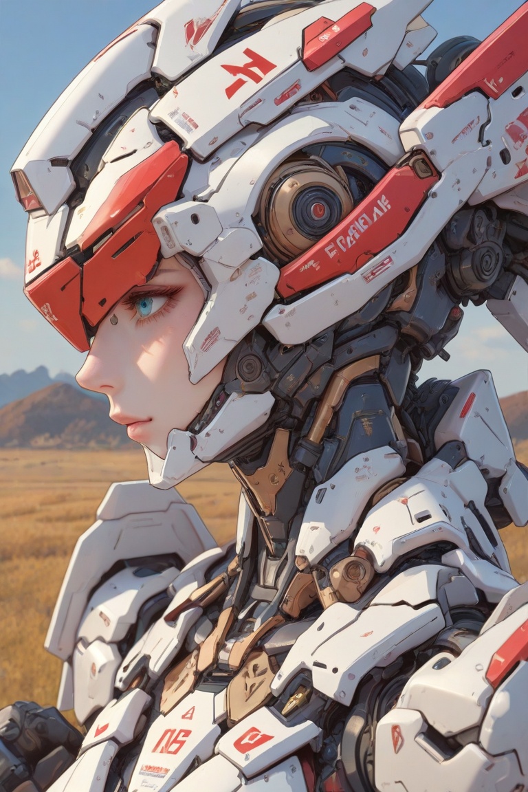 1girl,  robot,  outdoors on Tensor.Art