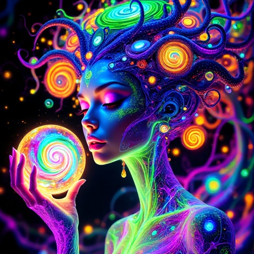 NEON COSMIC  by REKTY ANJANY on Tensor.Art