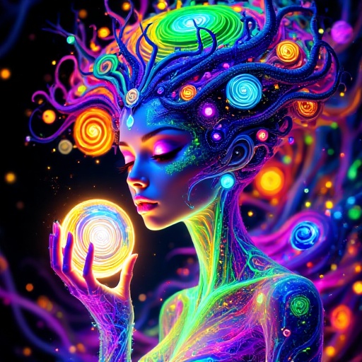 NEON COSMIC  by REKTY ANJANY on Tensor.Art