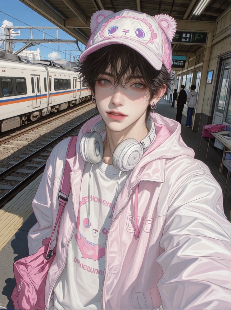 1boy,  solo,  fashion on Tensor.Art