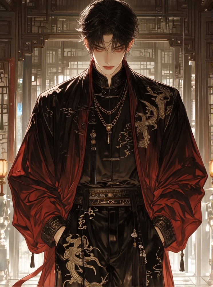 1boy,  solo,  high fashion on Tensor.Art