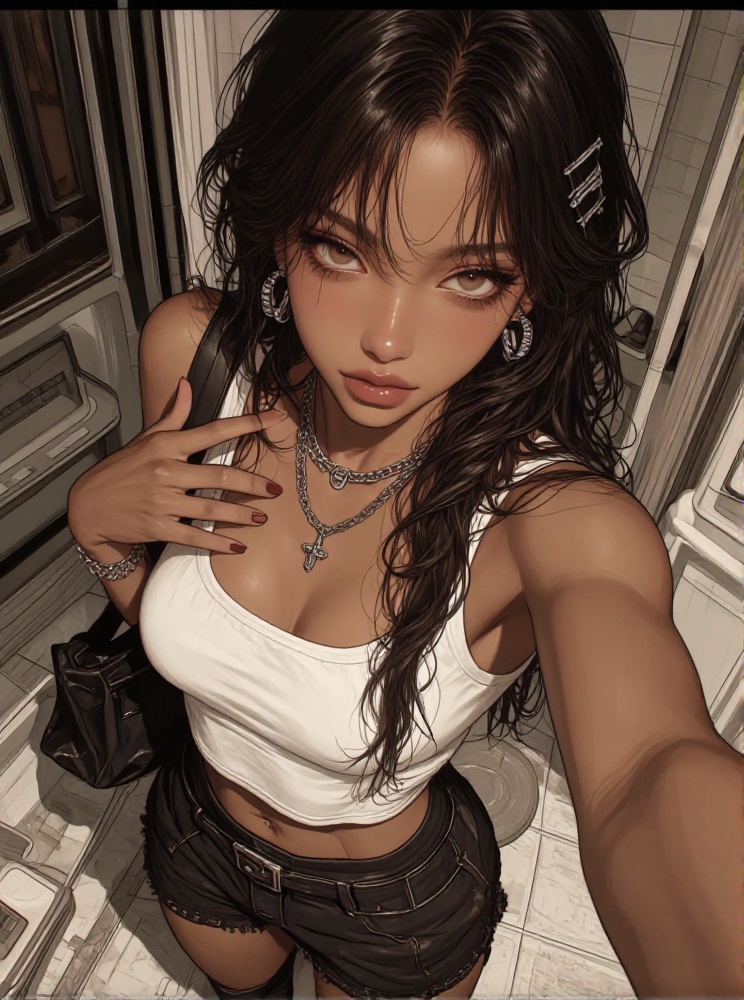 1girl,  solo,  fashion on Tensor.Art