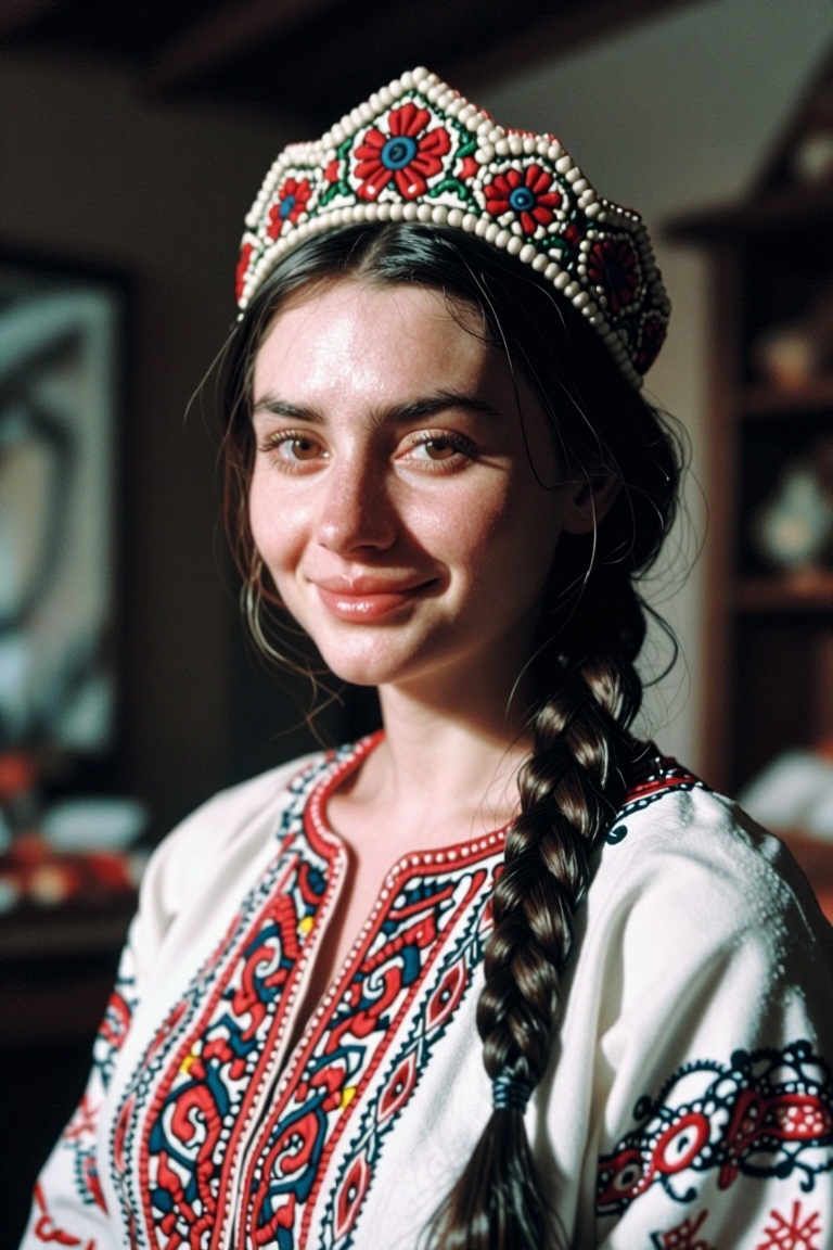 Photograph of a Russian woman,  traditional Russian woman,  22 years old by Official SketchZa on Tensor.Art