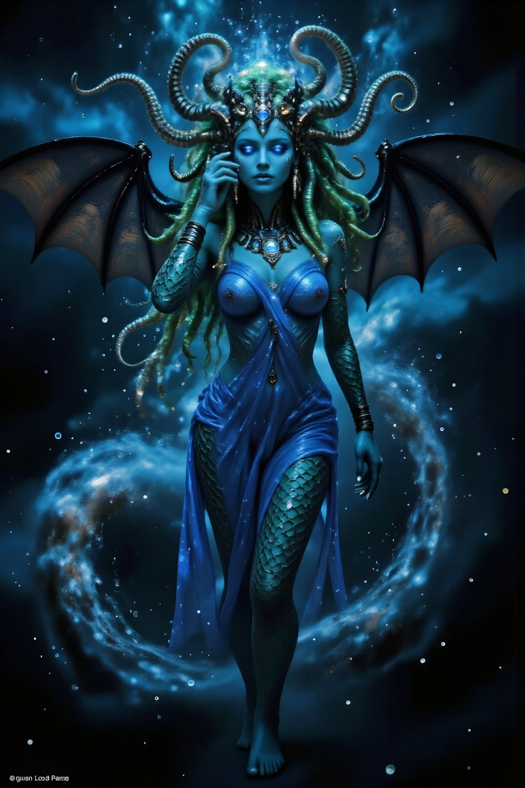 Cthulhu is one of the Great Old Ones and a water elemental. As the King of R'lyeh,  Cthulhu slumbers in the underwater cit...