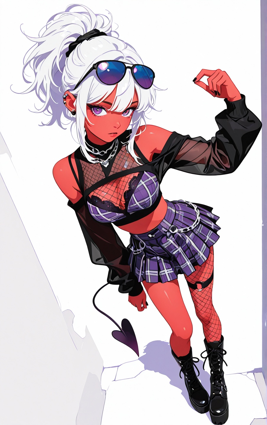 1girl,  solo,  from_above_angle by Average Daily Enjoyer of Stuff on Tensor.Art