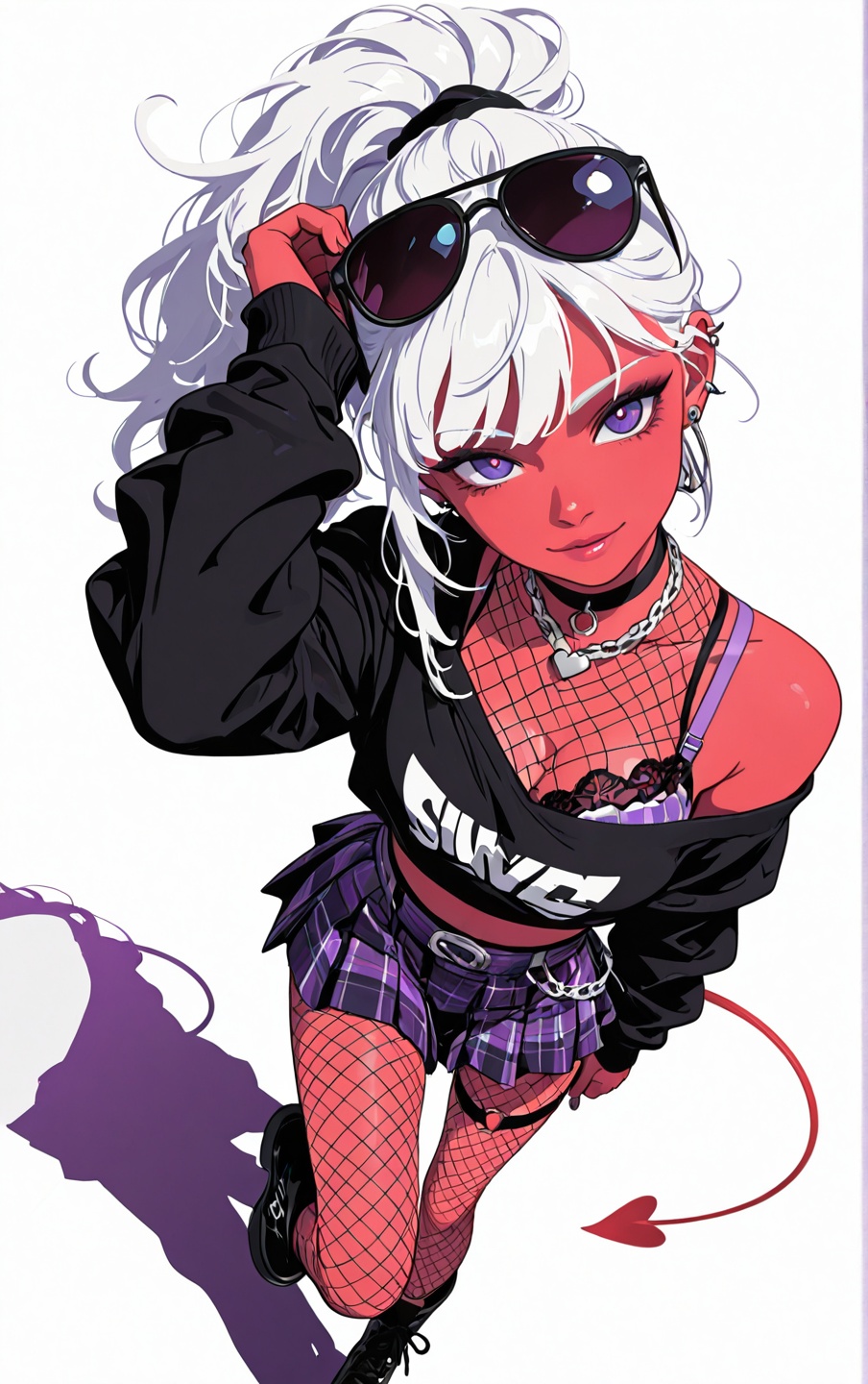 1girl,  solo,  dynamic foreshortened pose by Average Daily Enjoyer of Stuff on Tensor.Art