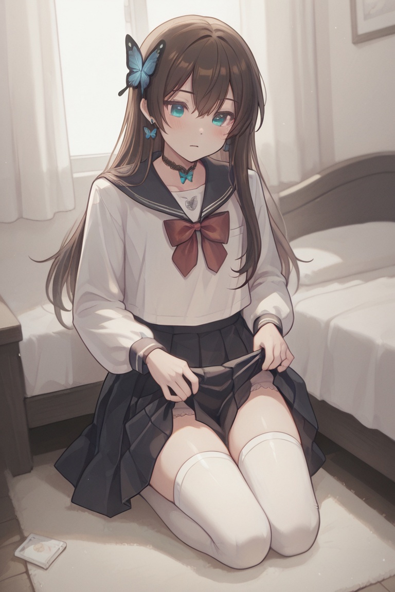 A Cute Cross-Dressing Boy,  androgynous beauty on Tensor.Art