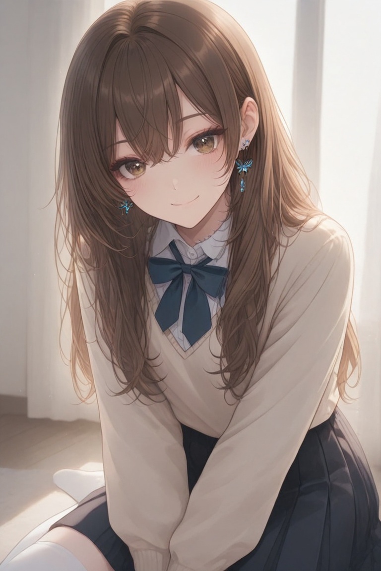 A Cute Cross-Dressing Boy,  androgynous beauty,  Beautiful eyes on Tensor.Art