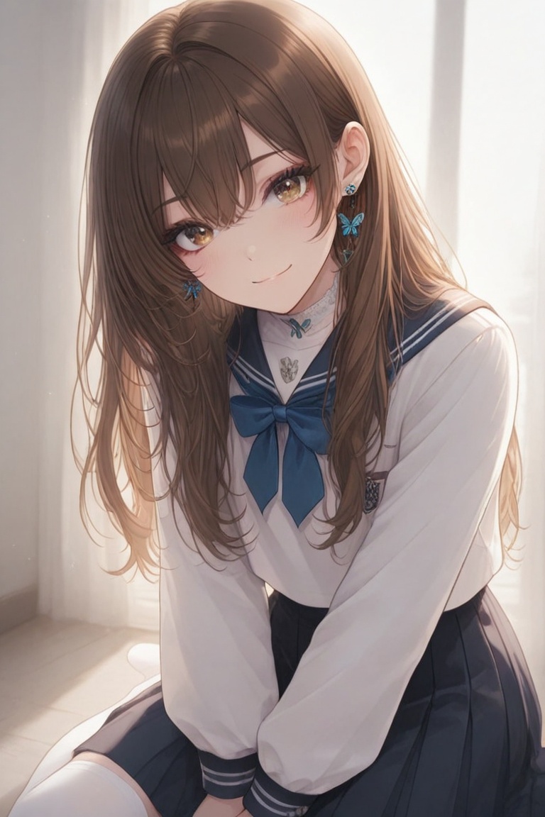 A Cute Cross-Dressing Boy,  androgynous beauty,  Beautiful eyes on Tensor.Art