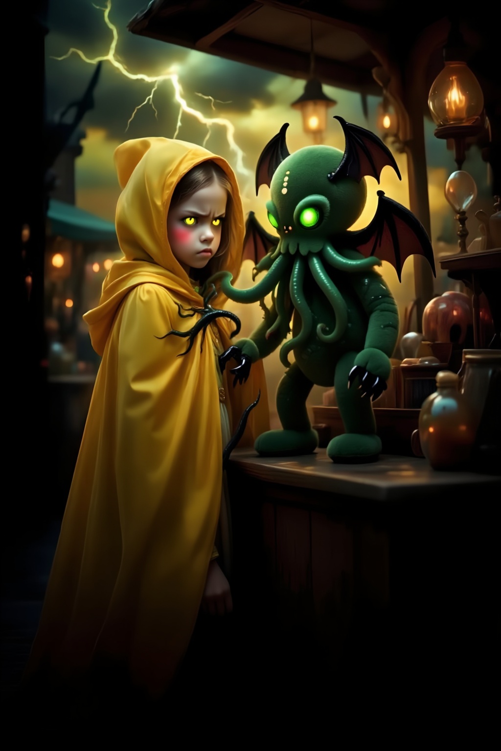 Superior quality,  ranked number one. Inspiration: Flea markets,  Cthulhu Mythos on Tensor.Art