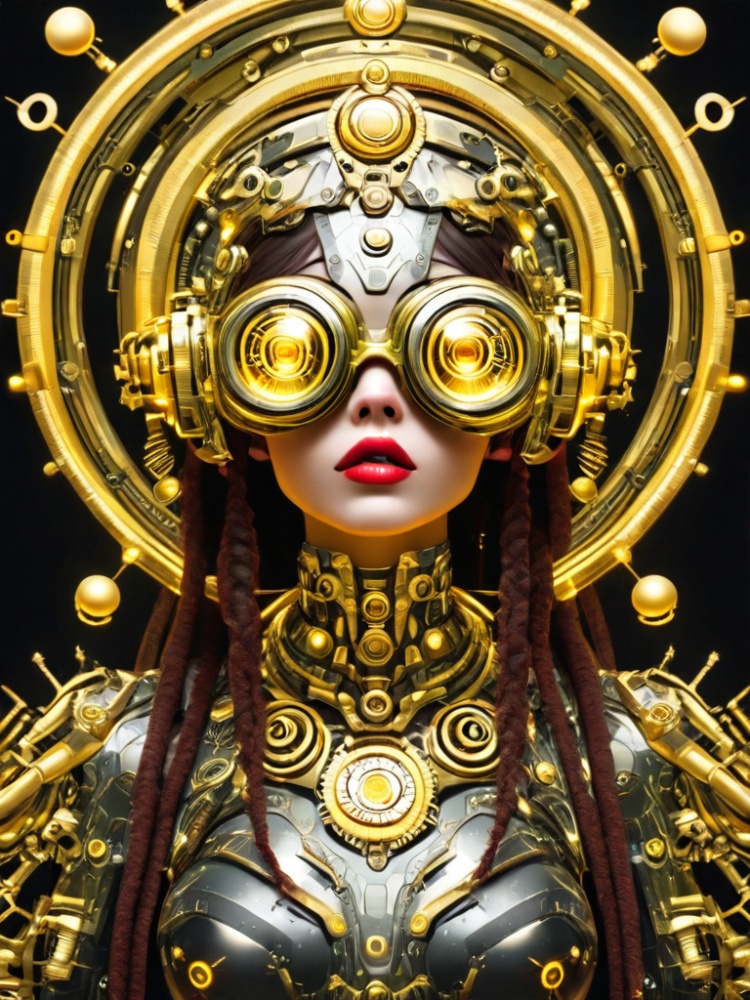  STEAMPUNK GOLDEN  by REKTY ANJANY on Tensor.Art