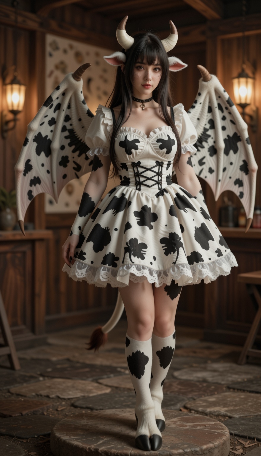 1girl ,  Bovara,  cow girl on Tensor.Art
