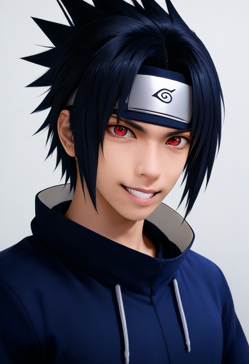 ikemen,  cospaly of uchiha sasuke,  realistic by SF on Tensor.Art