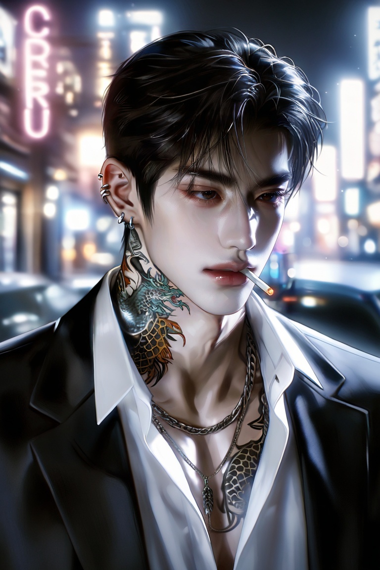 1male,  solo,  ultra realistic young man by Aily on Tensor.Art
