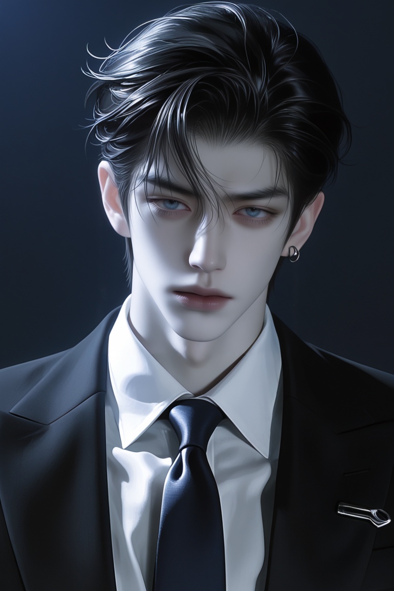 (Highly refined art style),  1male,  solo by Aily on Tensor.Art