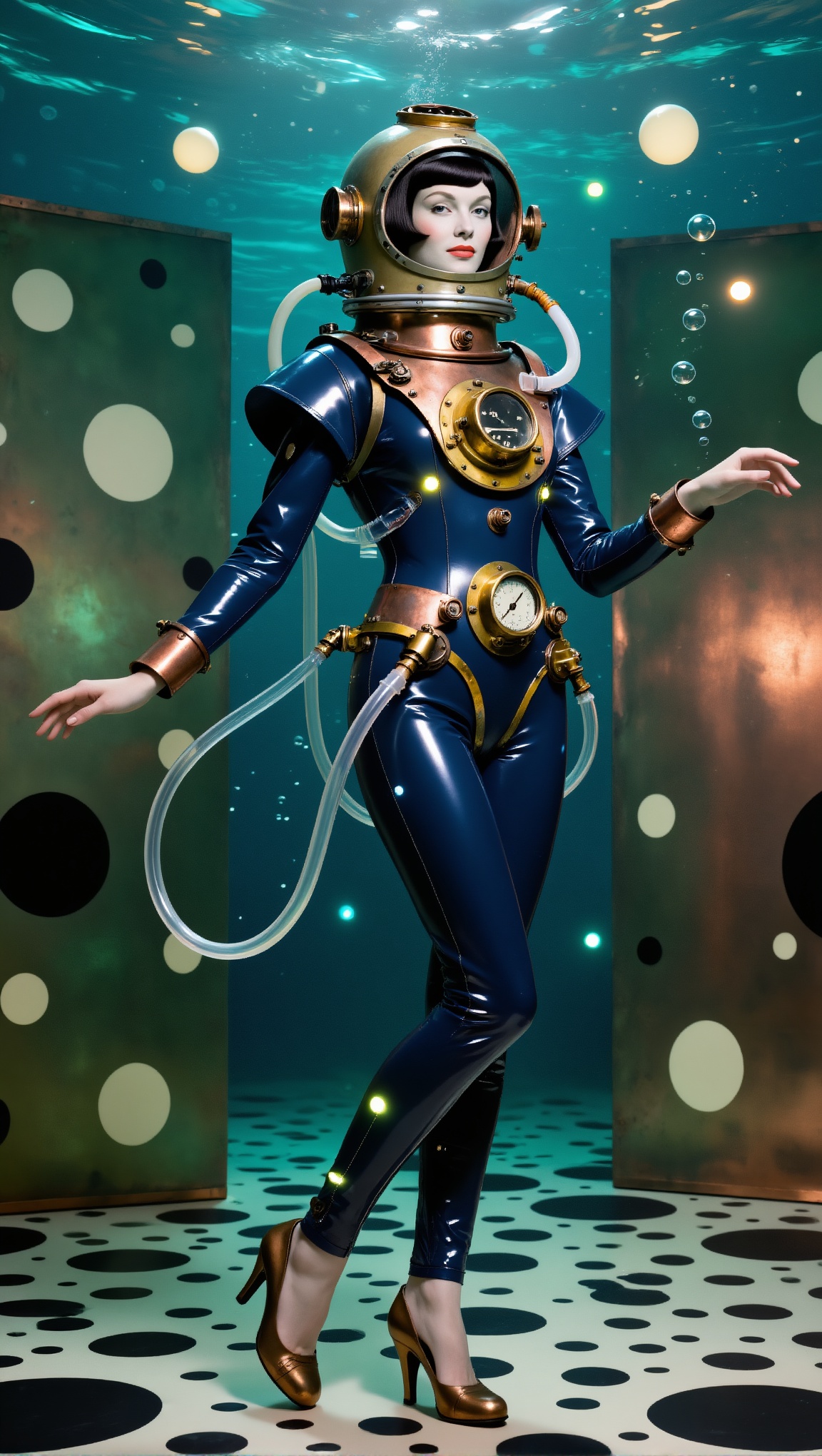 masterpiece,  ultra-detailed,  full-body fashion editorial photo on Tensor.Art