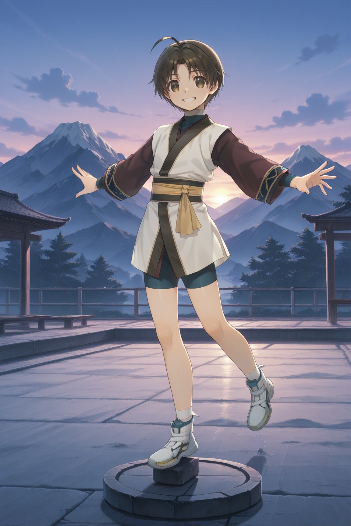 asato,  brown hair,  brown eyes by 25kkai on Tensor.Art