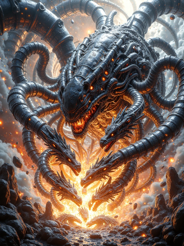 Gigantic Alien Surealis by Alvin Art on Tensor.Art
