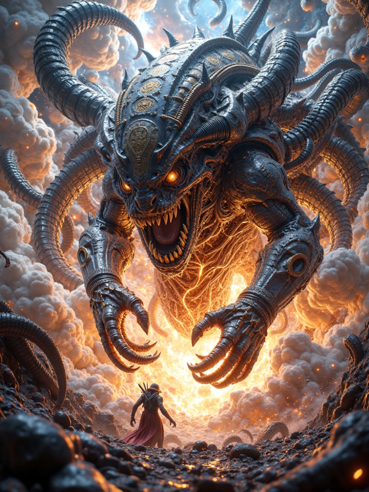 Gigantic Alien Surealis by Alvin Art on Tensor.Art