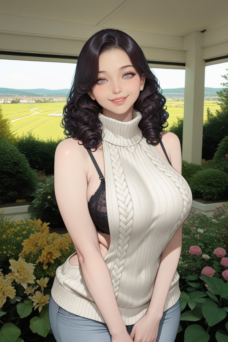 1girl,  Curly dark hair,  sexy on Tensor.Art