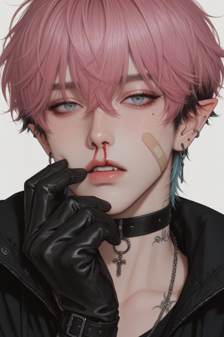 1boy,  pointy ears,  male focus on Tensor.Art