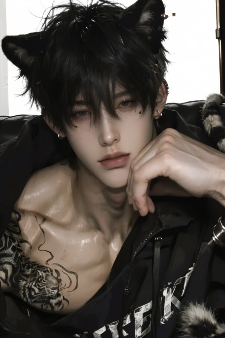 Semi-Realistic | Hot Boy Style | Ver.1 and 2(Test) by Taryai on Tensor.Art