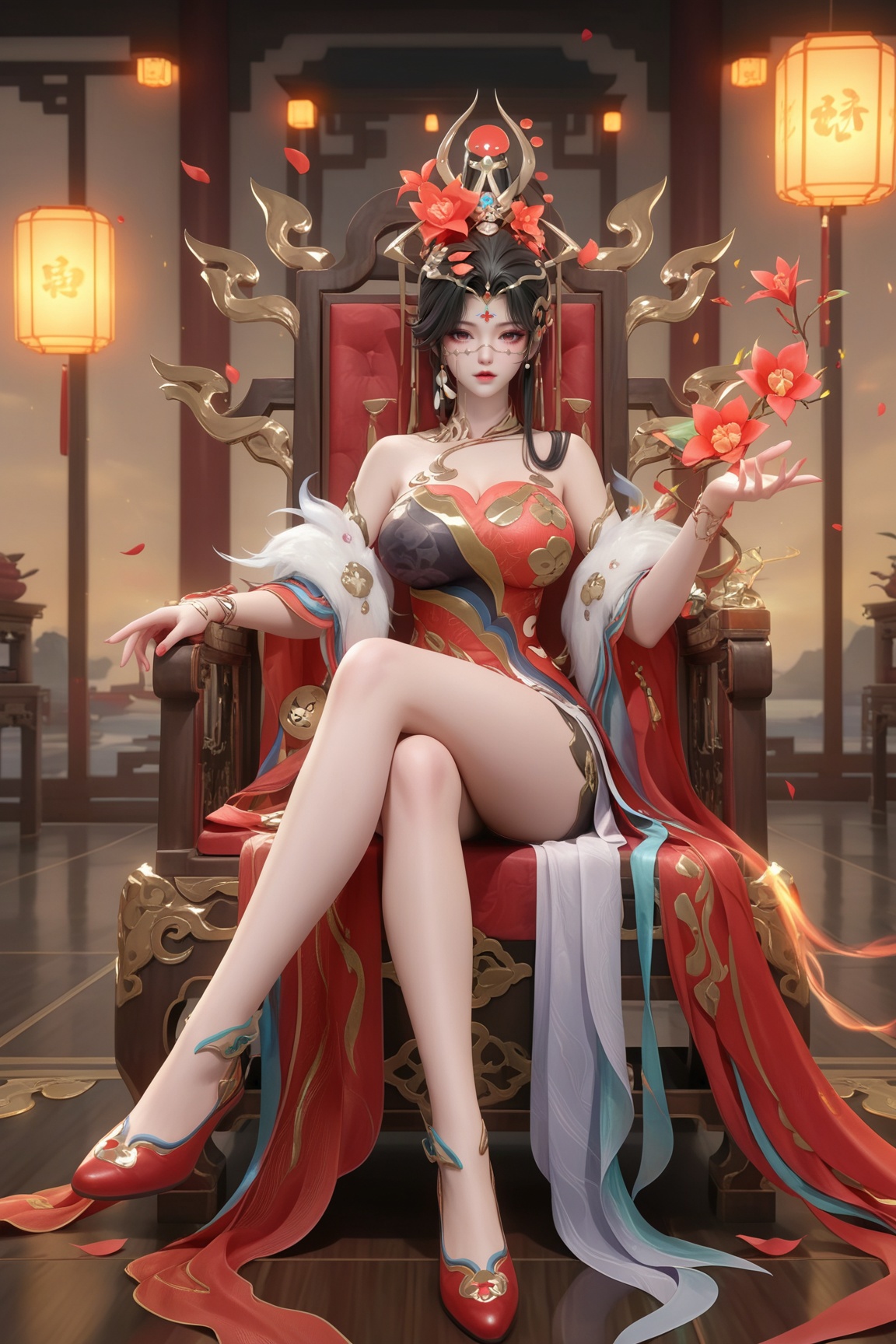 Diao-chan,  1girl,  solo by 让AI更感性 on Tensor.Art