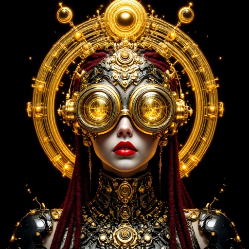 GOLDEN STEAMPUNK  by REKTY ANJANY on Tensor.Art