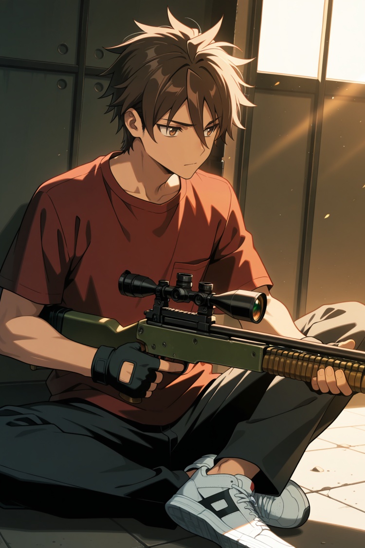 Takashi Komuro - Highschool of the Dead by Rexartt on Tensor.Art