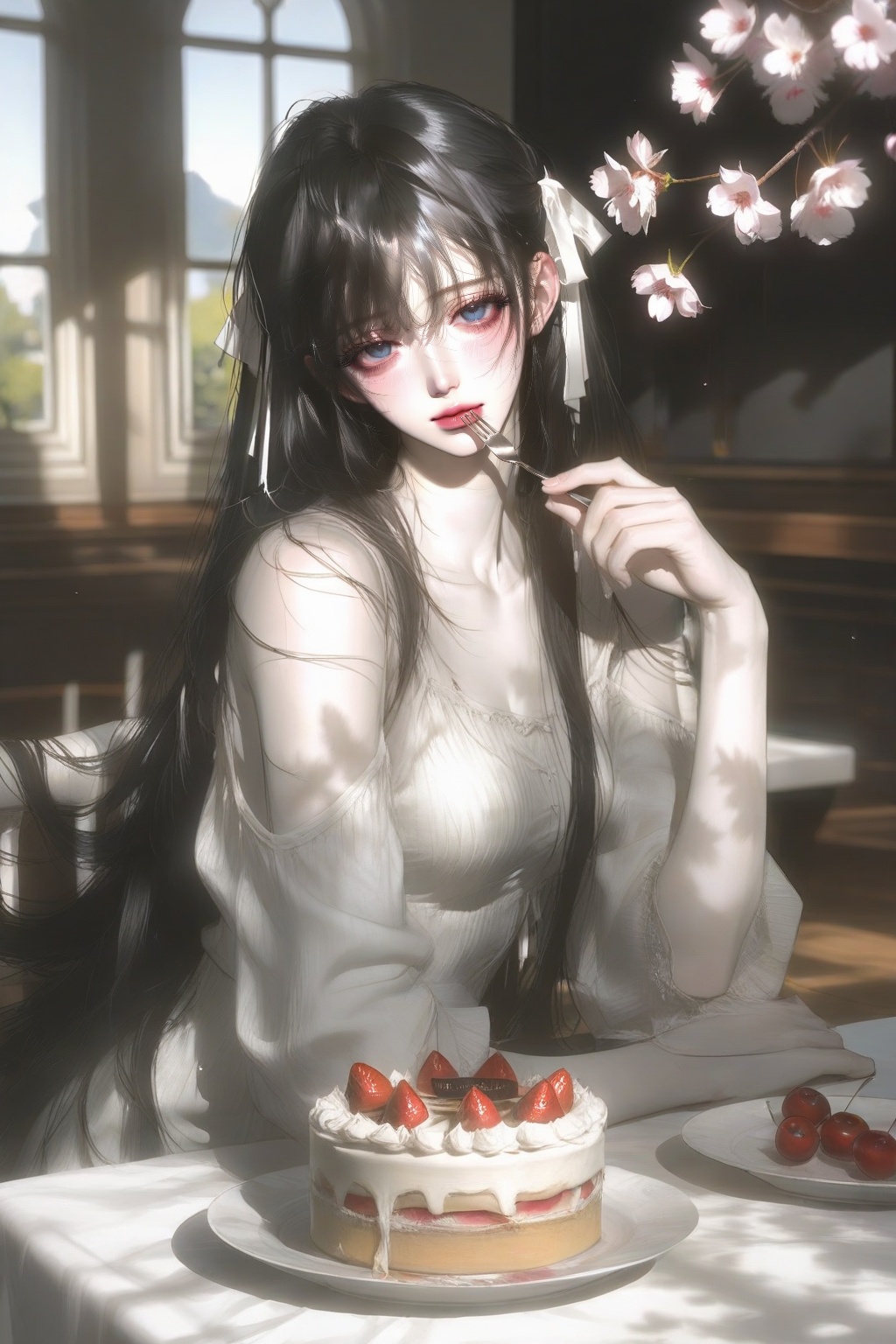Pale skin,  gentle face,  1female on Tensor.Art