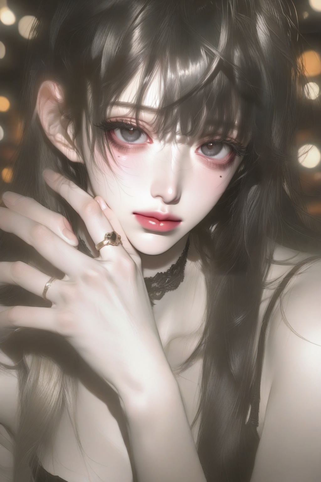 Pale skin,  gentle face,  1girl on Tensor.Art