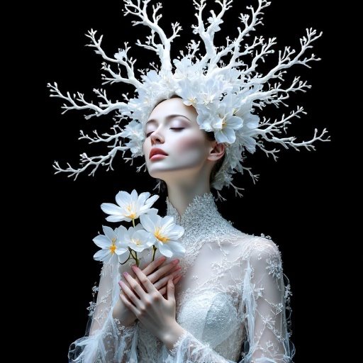 ETHEREAL BLOOM QUEEN by REKTY ANJANY on Tensor.Art