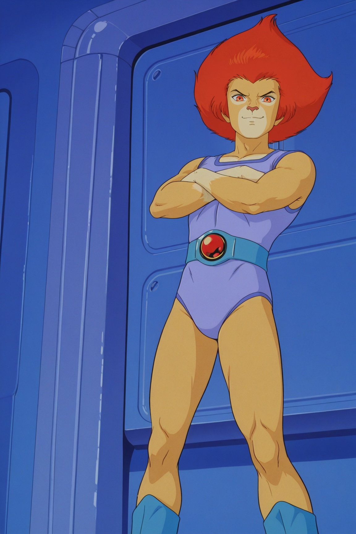 lion-o,  furry male,  two-tone fur by 25kkai on Tensor.Art
