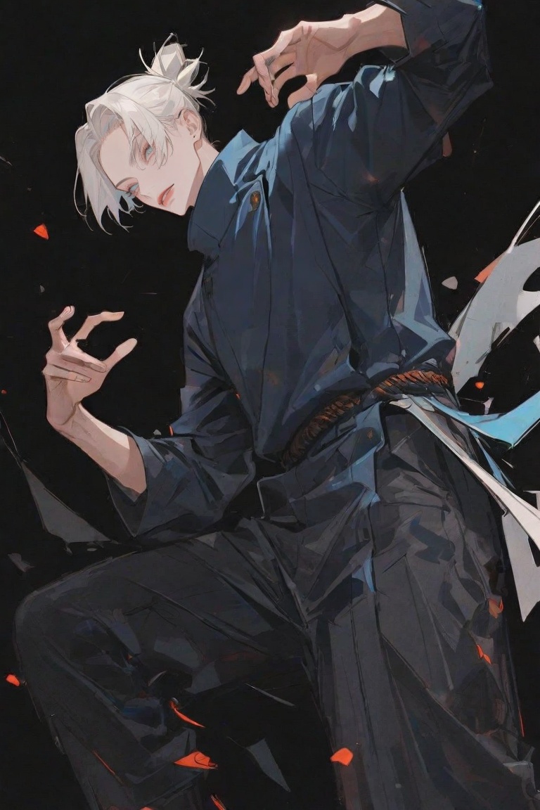vibrant color,  solo,  dynamic pose on Tensor.Art