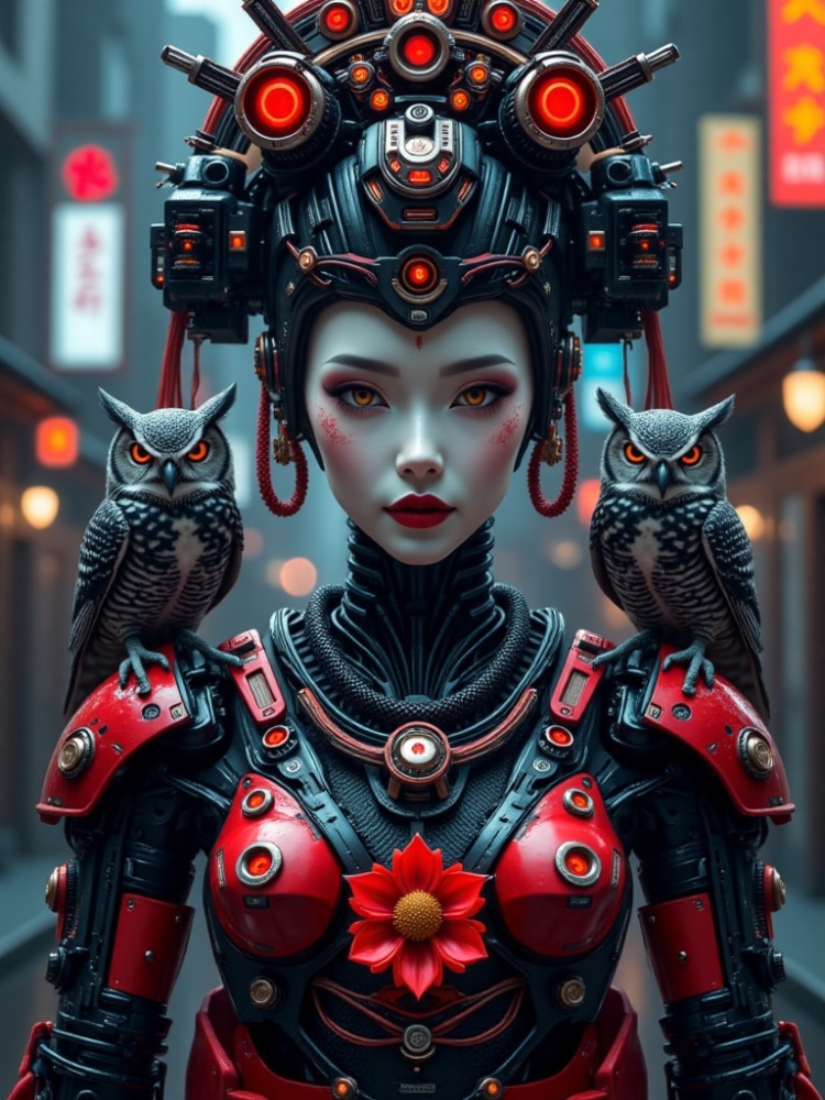 GEISHA CYBERNETIC  by REKTY ANJANY on Tensor.Art