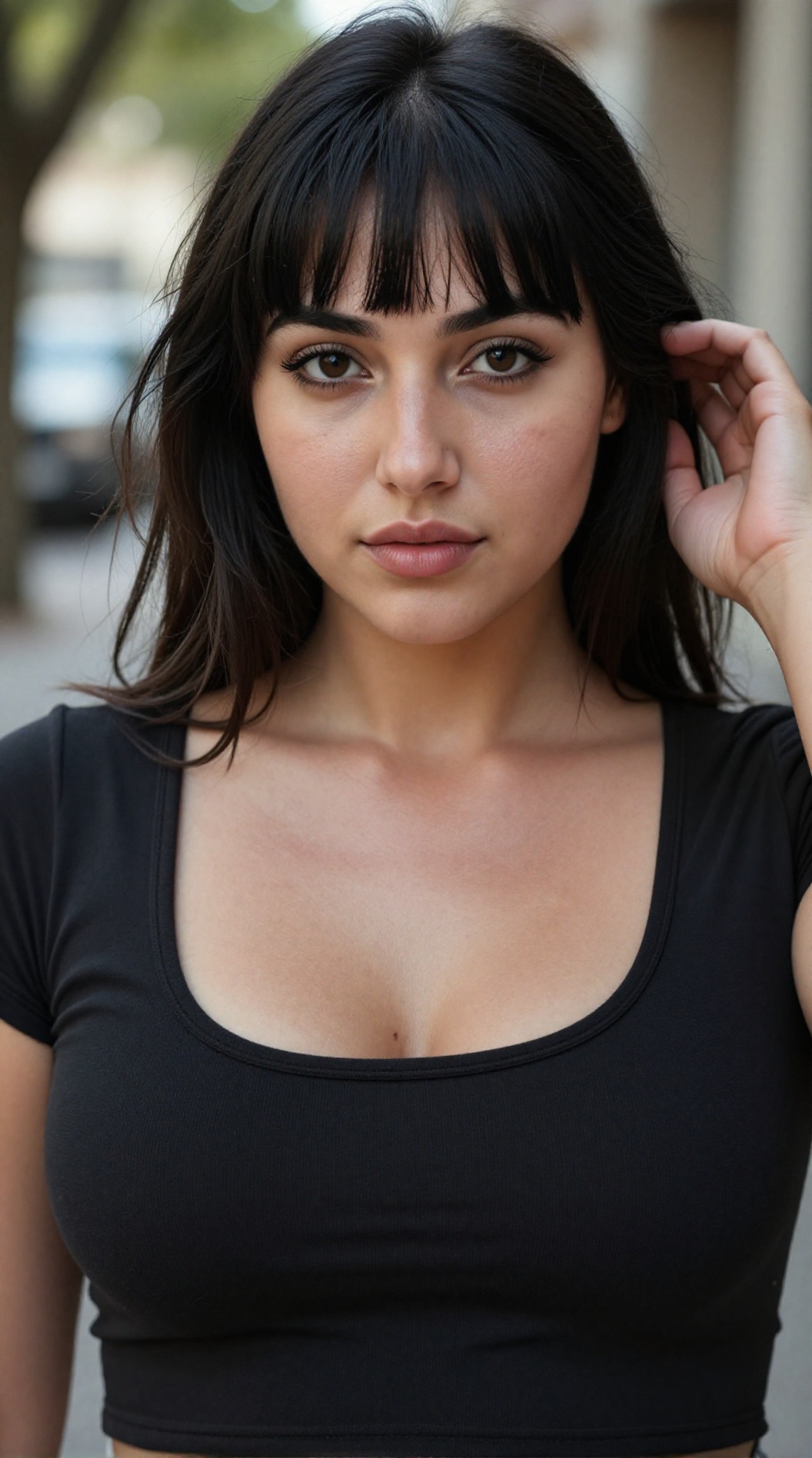 woman,  beautiful face,  [medium saggy breasts] on Tensor.Art