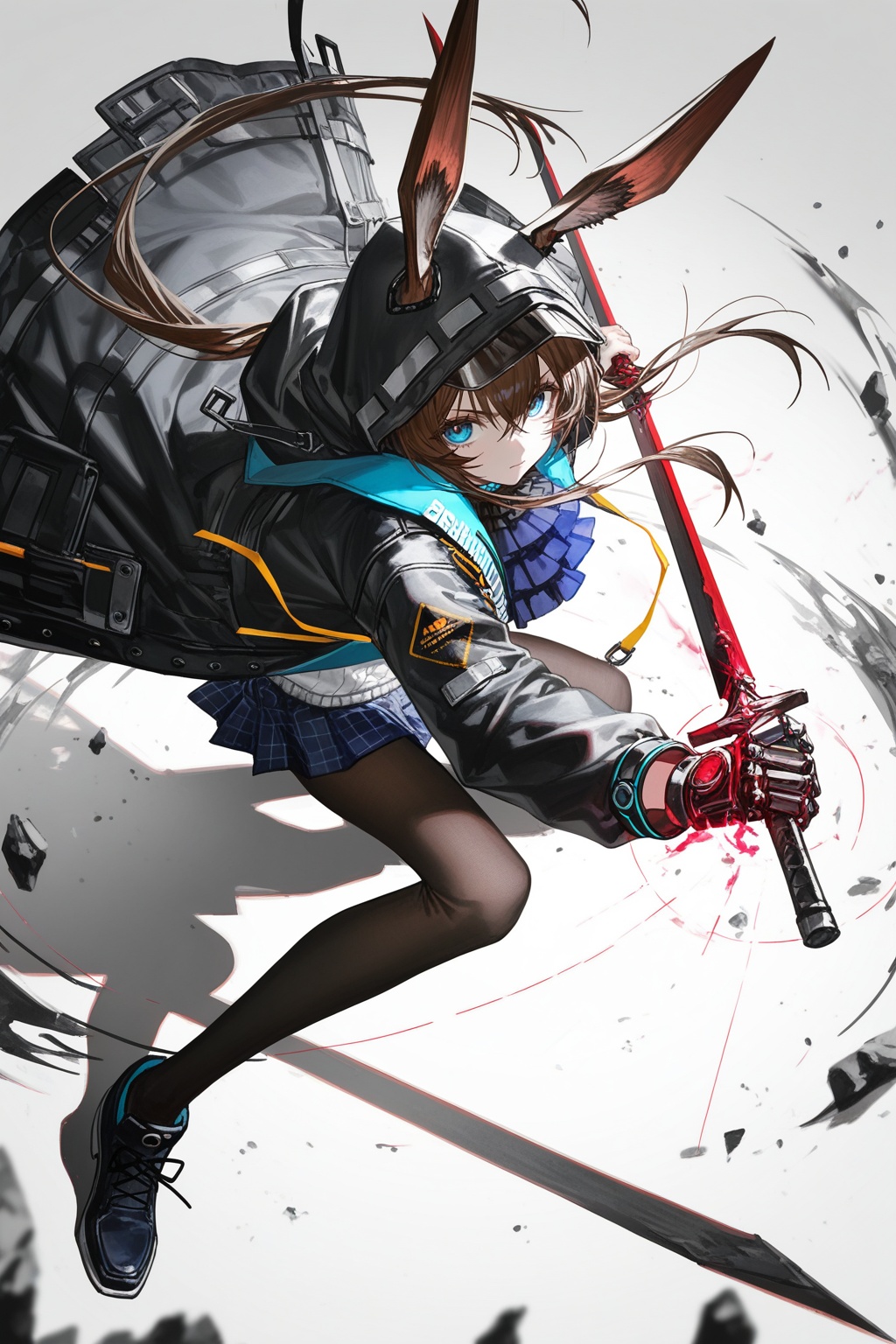 1girl,  amiya_\(guard\)_\(arknights\),  arknights on Tensor.Art