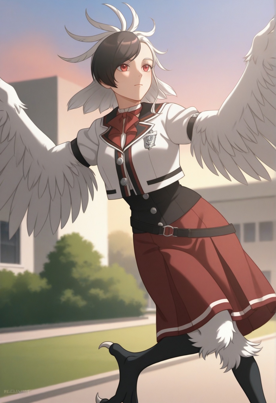 melissamt,  harpy,  red eyes on Tensor.Art