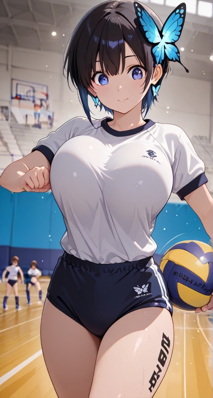 Action receive JAMP Volleyball BURUMA,  beautiful BURUMA,  masterpiece on Tensor.Art